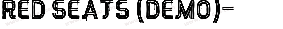 Red Seats (DEMO)字体转换